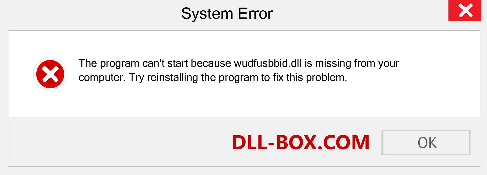 wudfusbbid.dll file is missing?. Download for Windows 7, 8, 10 - Fix  wudfusbbid dll Missing Error on Windows, photos, images