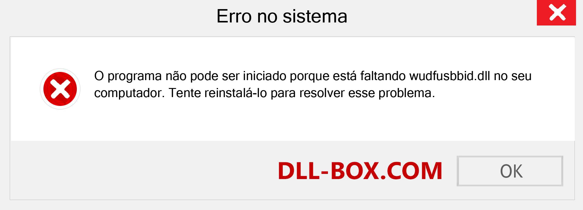 Arquivo wudfusbbid.dll ausente ?. Download para Windows 7, 8, 10 - Correção de erro ausente wudfusbbid dll no Windows, fotos, imagens